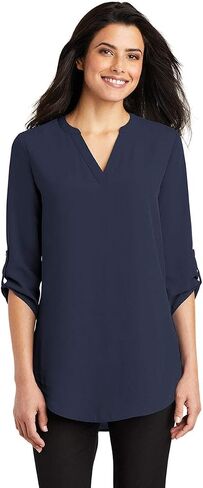 Port Authority Women's 3/4-Sleeve Tunic Blouse in Saudi Arabia