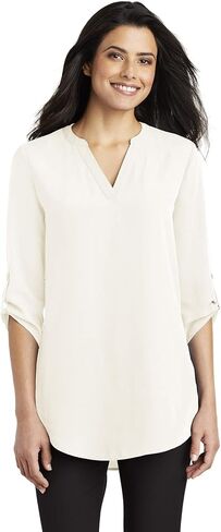 Port Authority Women's 3/4-Sleeve Tunic Blouse in Saudi Arabia