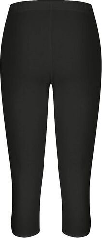 RKSTN Summer Capri Pants for Women Solid Color High Waisted Capris Leggings Slim Fitting Yoga Gym Cropped Pant in Kuwait