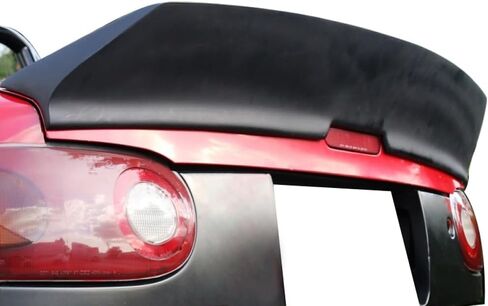 IKON MOTORSPORTS, Trunk Spoiler Compatible with 1990-1997 Mazda Miata Mx5, IKON High Kick KG Works Style Paint-able Primer Black Rear Deck Lip Wing, 1991 1992 1993 1994 1995 1996 in Saudi Arabia