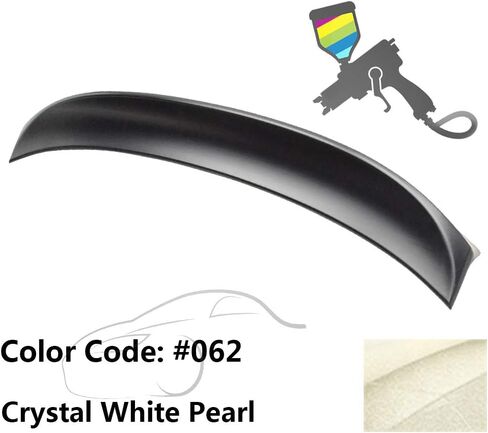 IKON MOTORSPORTS, Trunk Spoiler Compatible with 2006-2013 Lexus IS250 IS350 is F 4-Door, Painted #8R6 Breakwater Blue Metallic ABS Plastic WD Style Trunk Wing Spoiler, 2007 2008 2009 2010 2011 2012 in Saudi Arabia