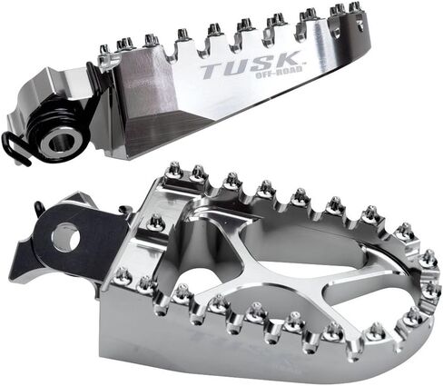 TUSK HAND MOUNT POP PEG KIT مع أوتاد قدم سباق البليت متوافقة مع KAWASAKI KLR650 2022-2025 in Saudi Arabia