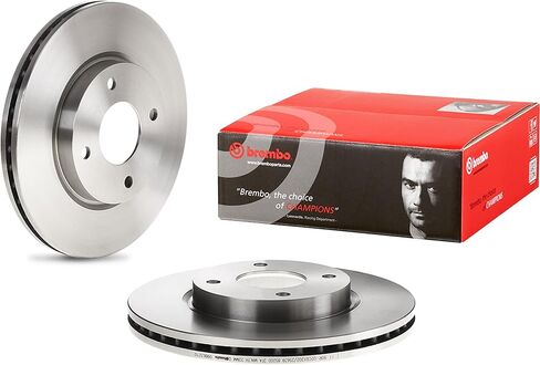 Brembo 09.9772.1X Xtra UV Coated vented drilled Front Brake Rotor AUDI/AUDI (FAW)/CUPRA/SEAT/SKODA/SKODA (SVW)/VW/VW (FAW)/VW (SVW) OE# 1K0615301AA in Saudi Arabia