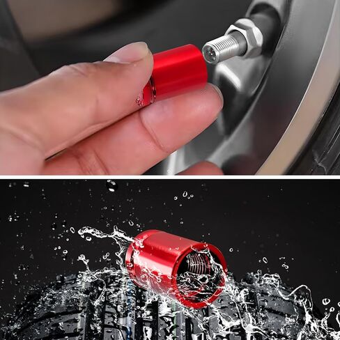 4 PCS BULLET SHELL SHELL VALVE STEM CATS ، CONGREAL ALUMONIM Aluminium Disproof Bullet على شكل صمام ، غطاء ضغط إطارات الهواء المعدني للدراجة النارية للدراجة (أسود) in Saudi Arabia