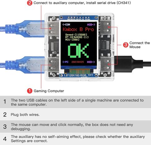 KMBox-Net Network Version 100M High Speed Keyboard and Mouse Controller Game Device in Kuwait