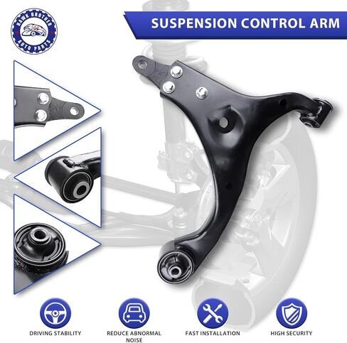 التحكم في الأسلحة 12 PCS التعليق الأمامي مجموعة الكرة مفصل ربط قضيب Sway Bar بديل لعام 2007-2012 Hyundai Elantra in Saudi Arabia