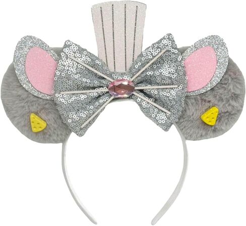 Mouse Ears Bow Headband With Accessories Decoration, for Cartoon Cosplay Costume Party in Kuwait