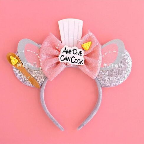 Mouse Ears Bow Headband With Accessories Decoration, for Cartoon Cosplay Costume Party in Kuwait