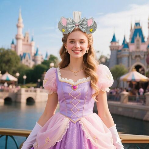 Mouse Ears Bow Headband With Accessories Decoration, for Cartoon Cosplay Costume Party in Kuwait