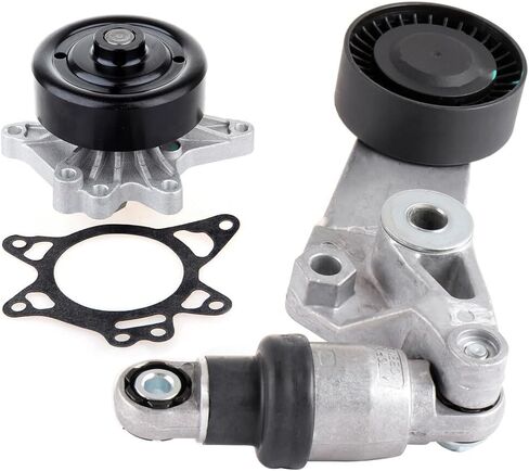 Scitoo 419-123 166200W093 حزام توتر مضخة المياه KIT 1998-2002 لـ Chevrolet Prizm 2003-2008 لـ Pontiac Vibe 2000-2005 لـ Toyota Celica 1998-2008 لـ Toyota Corolla 2003-2008 لـ Toyota Matrix in Saudi Arabia