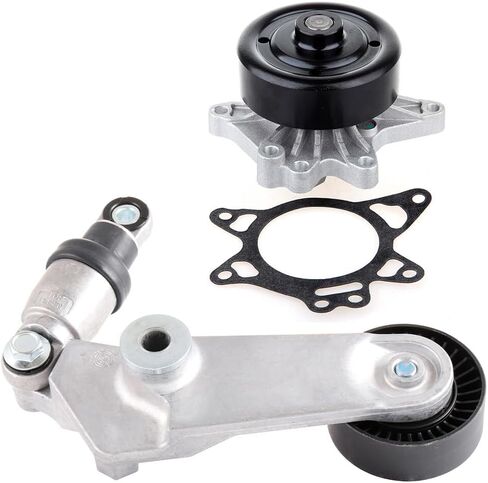 Scitoo 419-123 166200W093 حزام توتر مضخة المياه KIT 1998-2002 لـ Chevrolet Prizm 2003-2008 لـ Pontiac Vibe 2000-2005 لـ Toyota Celica 1998-2008 لـ Toyota Corolla 2003-2008 لـ Toyota Matrix in Saudi Arabia