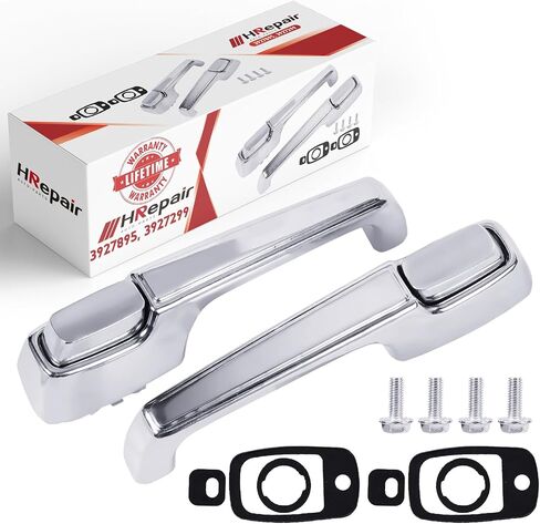 مقابض الأبواب تناسب 1967-1972 شيفروليه C K 10 20 30 & GMC C K 15 25 35 1500 2500 3500 Chrome خارج مقابض الأبواب 丨 اليسار + اليمين-3927895 392789999999999 in Saudi Arabia