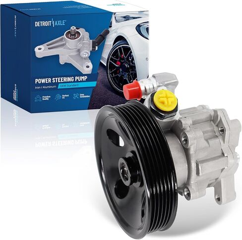Detroit Axle-مضخة التوجيه السلطة لمرسيدس-بنز E550 ML350 ML550 GL450 E350 S550 GL550 CLS550 R350 مضخة توجيه الطاقة مع استبدال البكرة 21-120 in Saudi Arabia