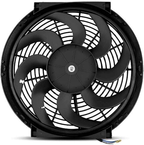 14-15 Inch Upgraded Big 180w Motor Electric Automotive Engine Radiator Cooling Fan Reversible Air Flow Highest 2964 CFM in Saudi Arabia