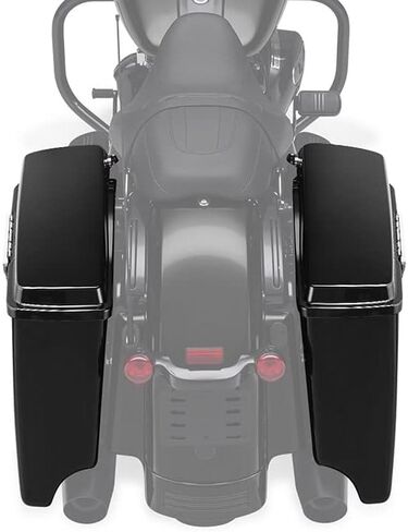 XMT-MOTO 5" Vivid Black Stretched Extended Hard Saddlebags For 1993-2013 Harley Touring Models FLT,FLHT,FLHTCU,FLHRC,Road King,Road Glide,Street Glide,Electra Glide,Ultra-Classic in Saudi Arabia