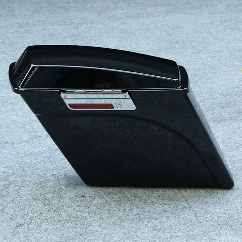 XMT-MOTO 5" Vivid Black Stretched Extended Hard Saddlebags For 1993-2013 Harley Touring Models FLT,FLHT,FLHTCU,FLHRC,Road King,Road Glide,Street Glide,Electra Glide,Ultra-Classic in Saudi Arabia