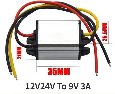 من 12 فولت إلى 3V 3.3V 3.7V 5V 6V 9V 3A إلى محول الجهد الكهربائي للمحول ، وحدة التخزين 12V24 إلى 5VV (12V24V إلى 7.5V 3A) in Kuwait