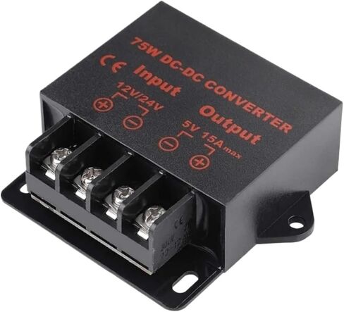 12V إلى 5V 5A 10A 15A خطوة لأسفل الطاقة الجهد الجهد الجهد المخفض لتوريد سيارة Stablizer (12V 24V إلى 5V 5A) in Saudi Arabia