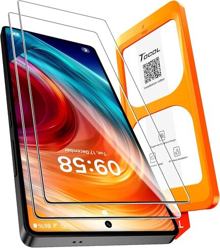 TOCOL for Samsung Galaxy S24 Ultra Screen Protector 9H Hardness Military Grade Shatterproof HD Tempered Glass 2 Pack in Kuwait