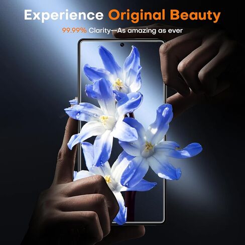 TOCOL for Samsung Galaxy S24 Ultra Screen Protector 9H Hardness Military Grade Shatterproof HD Tempered Glass 2 Pack in Kuwait