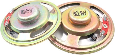 2Pcs 50MM 57MM 8R 0.5W 1W Waterproof Loud Speaker Buzzer Ringer 5CM 2 Inch 8Ohm 0.5 Watt 1 Watt Loudspeaker(2PCS 50MM 8ohm 0.5W) in Saudi Arabia