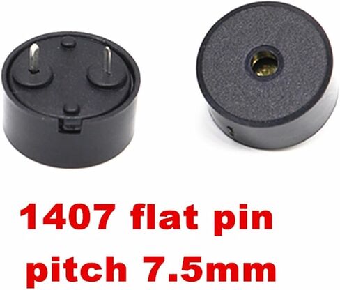 10pcs/lot 1255/1306/1407/1704/1707/2207/2208/2210 12 * 5.5mm 14 * 7mm 22 * 10mm Passive Buzzer Magnetic Anti-Lost Buzzer Loudspeaker(1707 Flat Needle) in Saudi Arabia