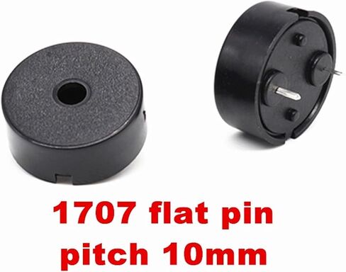 10pcs/lot 1255/1306/1407/1704/1707/2207/2208/2210 12 * 5.5mm 14 * 7mm 22 * 10mm Passive Buzzer Magnetic Anti-Lost Buzzer Loudspeaker(1707 Flat Needle) in Saudi Arabia