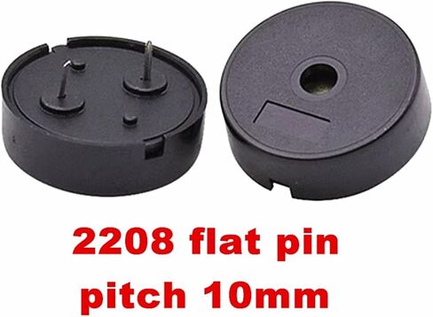 10pcs/lot 1255/1306/1407/1704/1707/2207/2208/2210 12 * 5.5mm 14 * 7mm 22 * 10mm Passive Buzzer Magnetic Anti-Lost Buzzer Loudspeaker(1707 Flat Needle) in Saudi Arabia