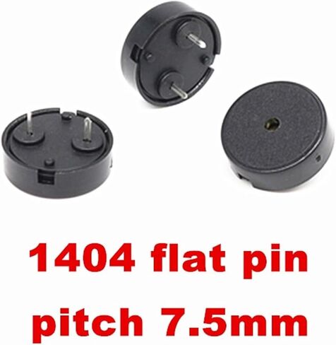 10pcs/lot 1255/1306/1407/1704/1707/2207/2208/2210 12 * 5.5mm 14 * 7mm 22 * 10mm Passive Buzzer Magnetic Anti-Lost Buzzer Loudspeaker(1707 Flat Needle) in Saudi Arabia