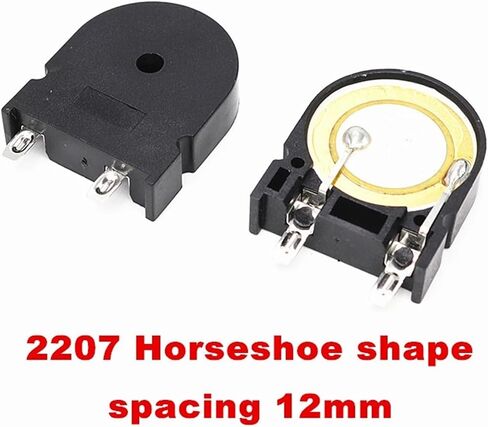 10pcs/lot 1255/1306/1407/1704/1707/2207/2208/2210 12 * 5.5mm 14 * 7mm 22 * 10mm Passive Buzzer Magnetic Anti-Lost Buzzer Loudspeaker(1707 Flat Needle) in Saudi Arabia