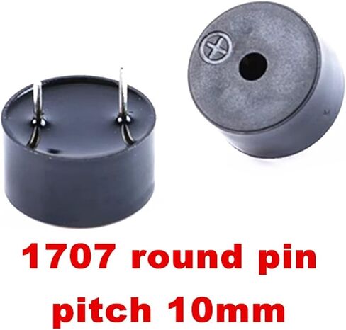 10pcs/lot 1255/1306/1407/1704/1707/2207/2208/2210 12 * 5.5mm 14 * 7mm 22 * 10mm Passive Buzzer Magnetic Anti-Lost Buzzer Loudspeaker(1707 Flat Needle) in Saudi Arabia