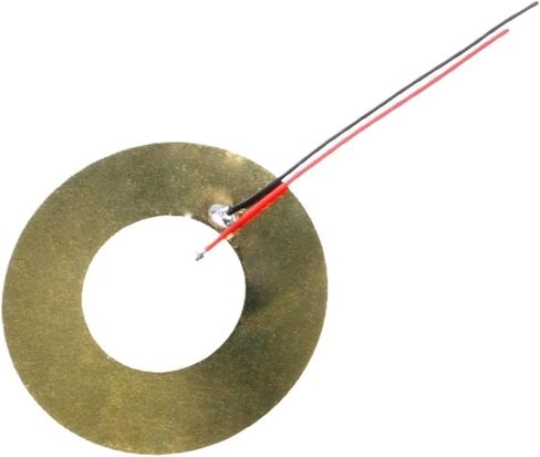 5Pcs Piezoelectric Piezo Ceramic Wafer Plate Dia 50mm for Buzzer Loudspeaker Sensor with Wire in Saudi Arabia