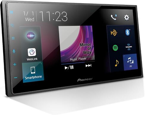 Pioneer DMH-W3000NEX 6.8" Double Din Multimedia Digital Media Receiver, Wireless Apple CarPlay and Android Auto, Bluetooth, Backup Camera Compatible, Touchscreen, One Touch Navigation in Saudi Arabia