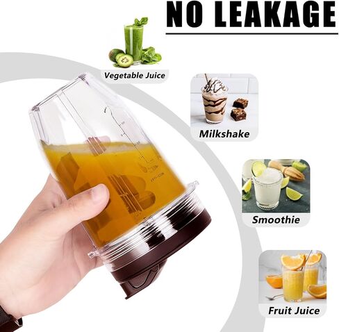 24oz for Ninja Blender Cups Replacement Compatible with Ninja Blenders BN401 BN751 BN801 BL642 BL682 NN102 SS401 SS101 TWISTi SS151 SS351 (2 Pack) in Saudi Arabia
