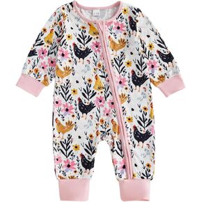 Western Baby Girl Boy Clothes Highland Romper Cow Print Long Sleeve Crew Neck Jumpsuits Fall Infant Bodysuits in Kuwait