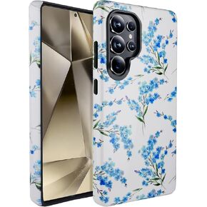 J.West متوافق مع Samsung Galaxy S25 Ultra Case 6.9 "مع 2 حماة شاشة زجاجية مقسّرة ، تصميم رخامي هندسي هندسي مضاد للخلع للفتيات الحالات الهاتفية الواقية للبنات in Kuwait