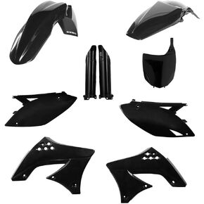 Acerbis Full Plastic Kit Black for Kawasaki KX450F 2009-2011 in Kuwait