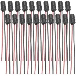 DC12V T10 W5W 147 Socket Marker Instrument Light Holder Connector Wire Bulb Soft Rubber Harness Compatible Replacement Car Parts 1pcs(10pcs) in Saudi Arabia