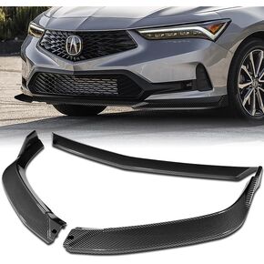 3pcs TR-Style Front Bumper Lip Spoiler Body Kit Compatible with 2023-2025 Acura Integra 2024 (Carbon Painted) in Kuwait