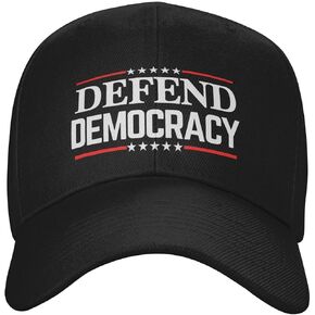 Defend Democracy Hat Save Democracy Hat Trucker Cap for Men Women Black in Saudi Arabia