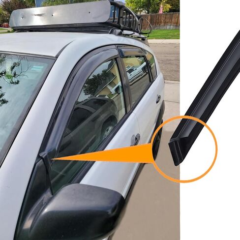 Lightronic Extra Date Outso Mount Auto Vent Window Revor ، يناسب 2003-2008 Toyota Matrix Wagon & Pontiac Vibe ، واقي أمطار الحماية من الأشعة فوق البنفسجية ، وينحرف الرياح الأصلي ، وتثبيت حافلة ، والدخان ، و 4-PCS in Saudi Arabia