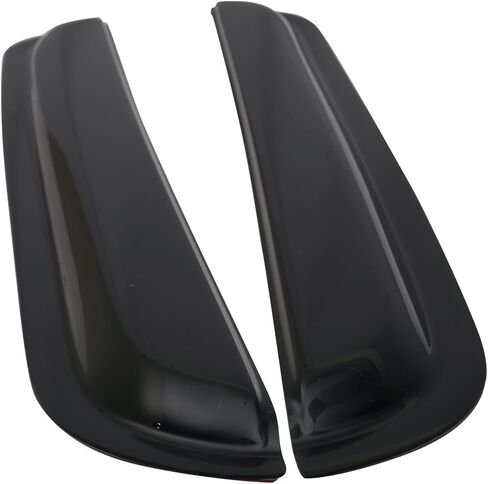 شريط Ikon Motorsports على حافة النافذة الخارجية ، متوافق مع 1998-2004 Dodge Durango ، Dakota Crew Cab ، Slim Style Smoke Tinted 4pcs Sun Rain Shade Guard Vean in Saudi Arabia