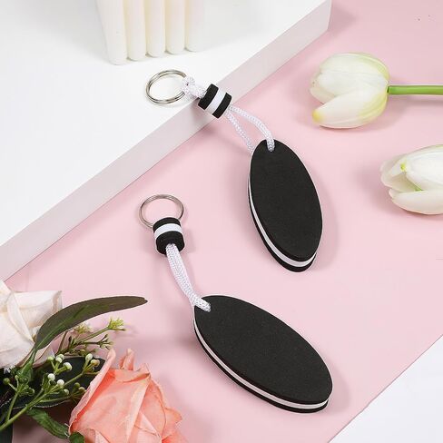 2 Pcs Boat Key Floating Keychain in Black Water Buoyant Key Chain floating keychain for Swimming Fishing Surfing Water Sports in Saudi Arabia