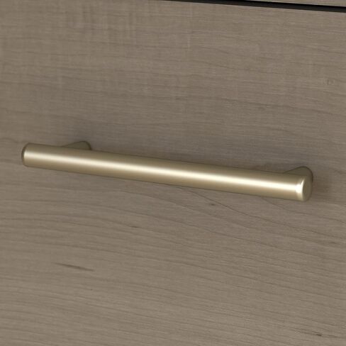 مكتب مكتب Bush Furniture Somerset 60W مع خزانة ملفات جانبية وخزانة كتب ذات 5 أرفف في Hansen Cherry in Kuwait