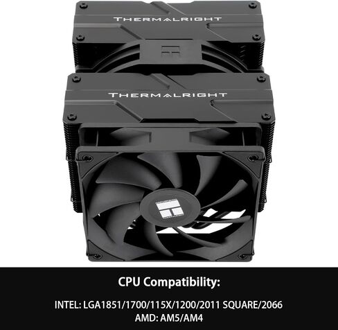 مبرد هواء Thermalright Peerless Assassin 140 أبيض لوحدة المعالجة المركزية، 6 أنابيب حرارية، مراوح PWM مزدوجة وأبراج مزدوجة، تبريد وحدة المعالجة المركزية بارتفاع 158 مم مع غطاء علوي، لـ AM4/AM5 وIntel LGA 1851/1700/1150/1151/1200 in Saudi Arabia