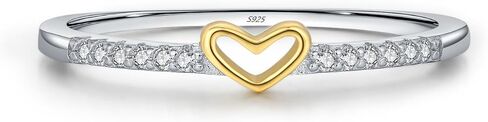 S925 Sterling Silver Infinity & Heart Pavé Ring for Women – Minimalist Twist Design, Everyday Stackable CZ Band, Casual Chic Jewelry in Saudi Arabia