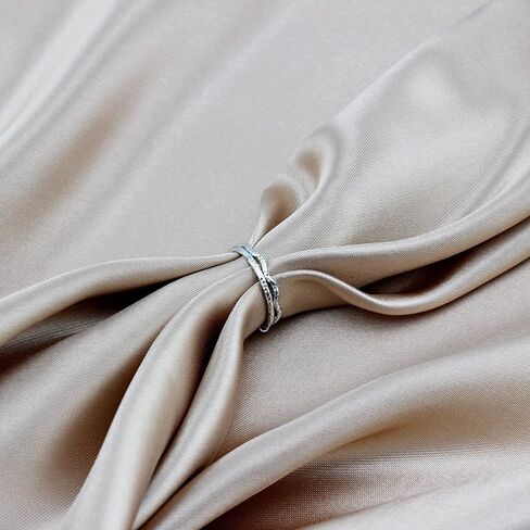 Silvershake White Gold Plated or Yellow Gold Plated 925 Sterling Silver 2MM Diamond Cut Minimalist Thin Band Skinny Wire Stackable Ring Handmade Jewelry for Women in Saudi Arabia