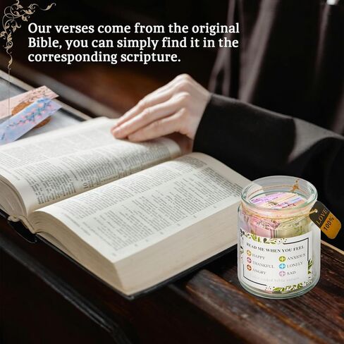 جرة آية الكتاب المقدس ، هدايا مسيحية للنساء ، اقرأني عندما تكون جرة الصلاة مع آيات الكتاب المقدس 90pcs in Kuwait