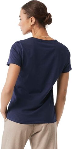 Pact Women's Organic Cotton Softspun Standard Fit Crew Neck T-Shirt, Pack of 5 in Saudi Arabia