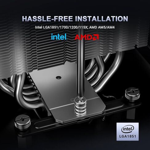 ID-COOLING FROZN A410 SE CPU Air Cooler, 4×Ф6mm High-Performance Heatpipes, 120mm Quiet Fan Low Noise 24.8 dB(A), Intel LGA1851/1700/1200/1150/1151/1155; AMD AM5/AM4 in Kuwait